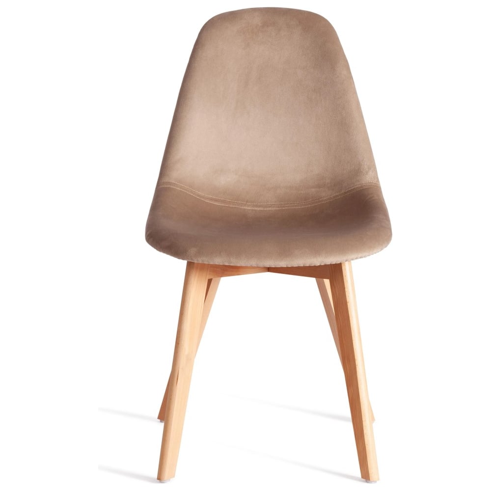 Стул Tetchair 4 шт CINDY SOFT mod. C1021F1-1 велюр/дерево бук, 55x48x83 см, коричневый HLR12, натуральный 21232 предназначен для дома.Эргономичная форма обеспечивает удобное сидение.Прост в уходе, что экономит время и силы.Благодаря высокой прочности прослужит долго.