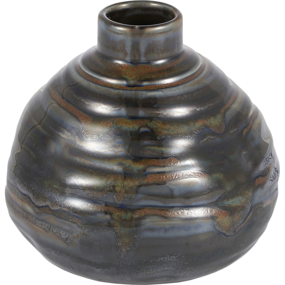 Изображение товара Фарфоровая ваза Gipfel Etna 12x11 см коричневая 43151