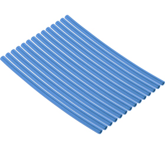 Изображение товара Набор трубок термоусаживаемых TDM ELECTRIC клеевых Моноцвет, синий 2,4/0,8 SQ0548-2702