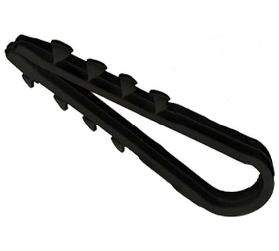 Изображение товара Дюбель хомут Экопласт 5-10 мм, черный, 100 шт. 40410BL