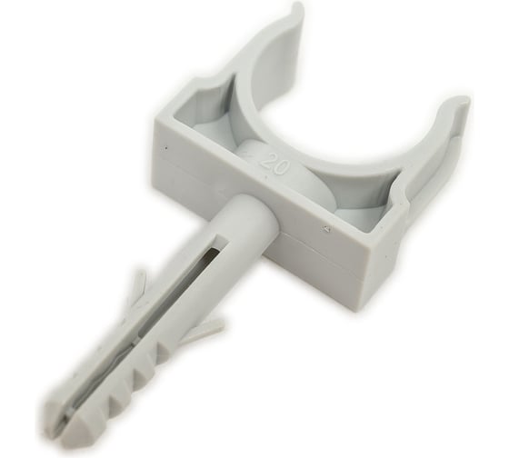 Изображение товара Держатель с дюбелем без шурупа Экопласт СT20 D20 мм, без галогена 41420HF