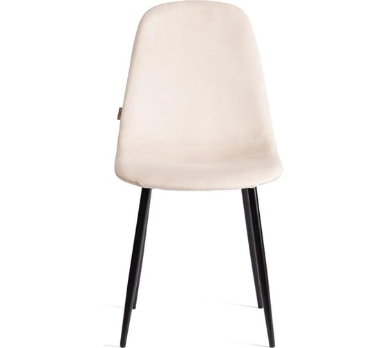 Изображение товара Стул Tetchair 4 шт BREEZE mod. JSC-58 Велюр/металл, 44x53x86 см, beige бежевый HLR2, черный 21130