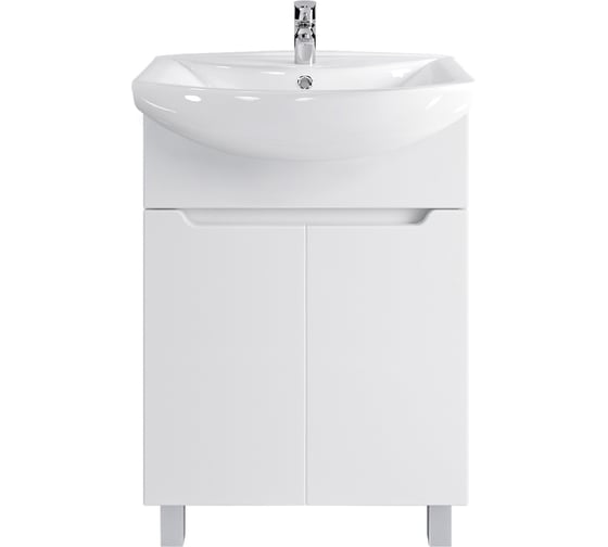 Изображение товара Комплект: Напольная тумба Sanstar Лайн 60, мебельный умывальник Грация 60 131.1-1.5.1.К