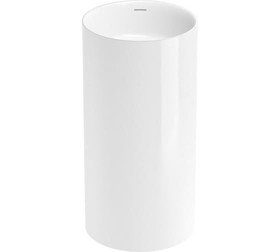 Изображение товара Напольная раковина отдельностоящая Wellsee Chalice Perfection, раковина-моноблок из акрила, цвет белый глянец 230611000