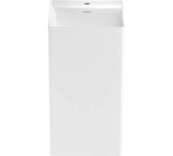 Изображение товара Напольная раковина отдельностоящая Wellsee Pure BY, раковина-моноблок из акрила, цвет белый глянец 230714000