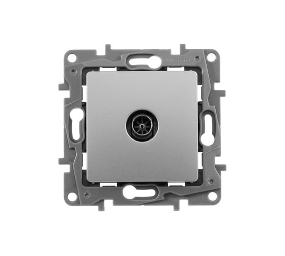 Изображение товара Розетка Legrand TV (телевизионная) Legrand Etika "звезда" алюминий 672451