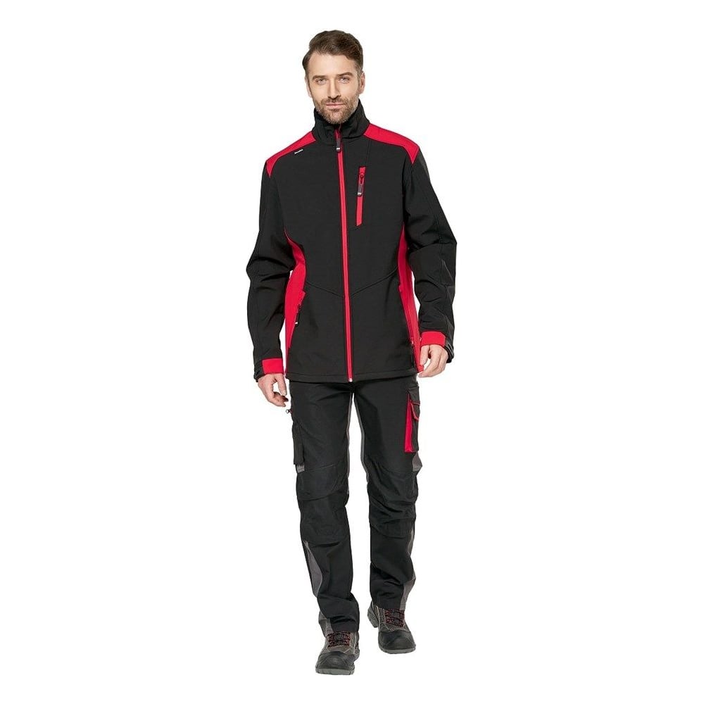 Изображение товара Куртка софтшелл Студио унисекс черная размер 48-50 для защиты от ветра и влаги