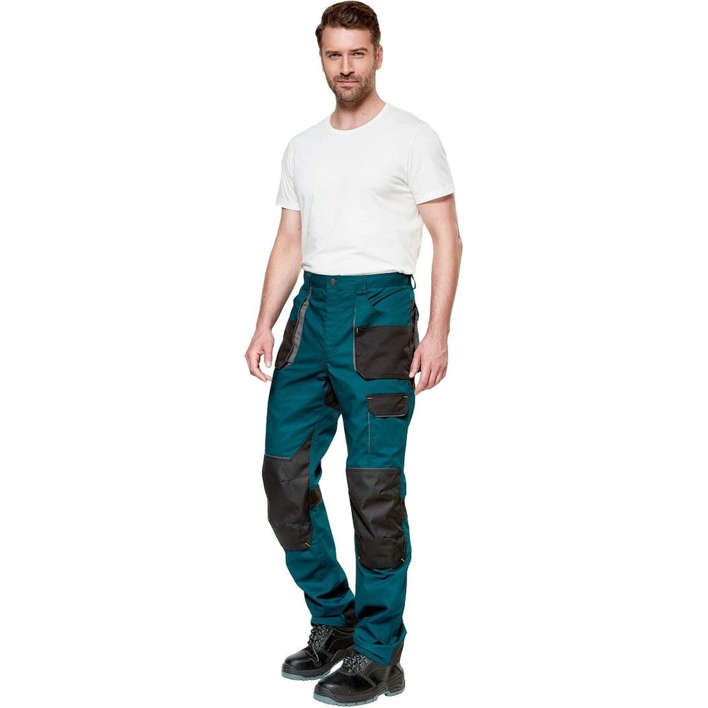 Изображение товара Брюки для охоты и рыбалки Эксперт Спецодежда Снейк темно-бирюзовый черный размер 56-58