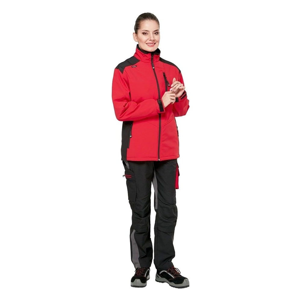 Изображение товара Куртка Эксперт Спецодежда Студио софтшелл красная 48-50