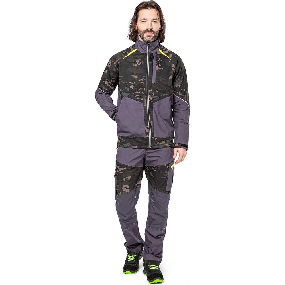 Изображение товара Куртка Эксперт Спецодежда Аксель-Неон хаки/синий