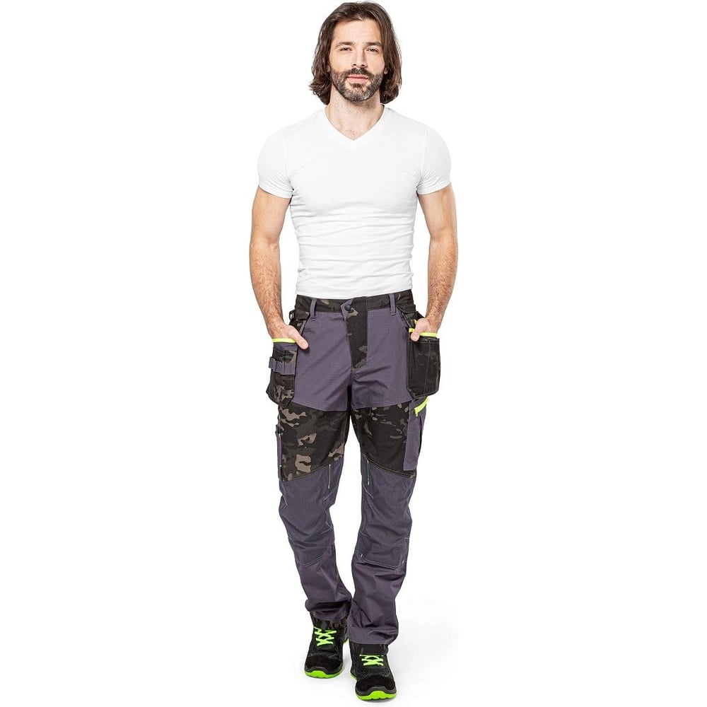 Изображение товара Брюки Эксперт Спецодежда Аксель-Неон для охоты и рыбалки мужские 56-58