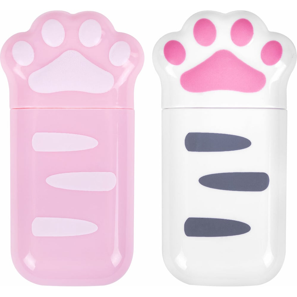 Изображение товара Корректирующая лента BRAUBERG Kids Лапки, 5 мм х 6 м, выгодная упаковка 2 шт. в блистере, 272498