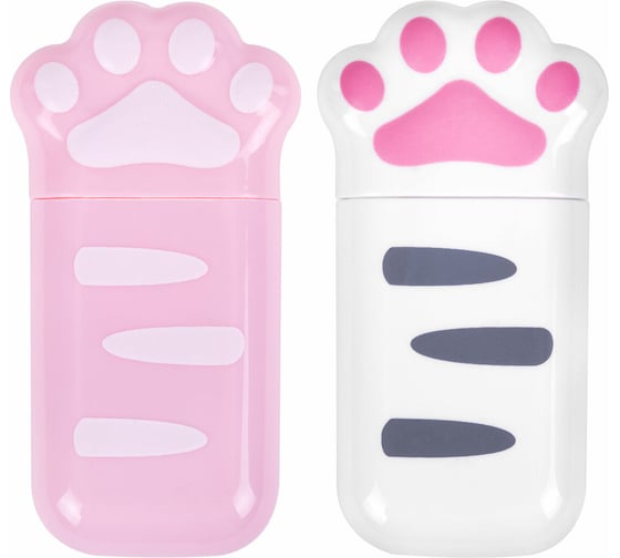 Изображение товара Корректирующая лента BRAUBERG Kids Лапки, 5 мм х 6 м, выгодная упаковка 2 шт. в блистере, 272498