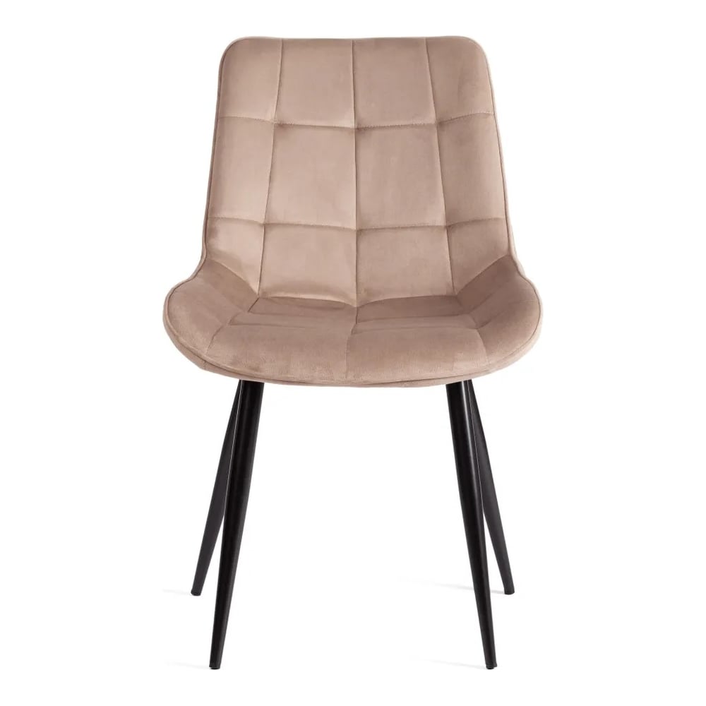 Стул Tetchair ABRUZZO mod. 8060 , 1 шт в упаковке металл/вельвет, 54x62x83 см, бежевый HLR 8/черный 21390 предназначен для дома. Эргономичная форма обеспечивает удобное сидение. Прост в уходе, что экономит время и силы. Благодаря высокой прочности прослужит долго.