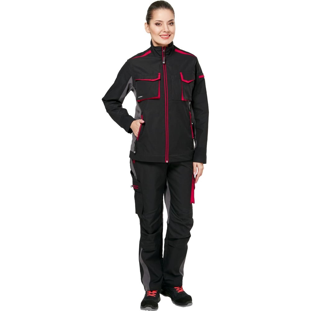 Изображение товара Женская куртка черного цвета Эксперт Спецодежда Студио р. 52-54