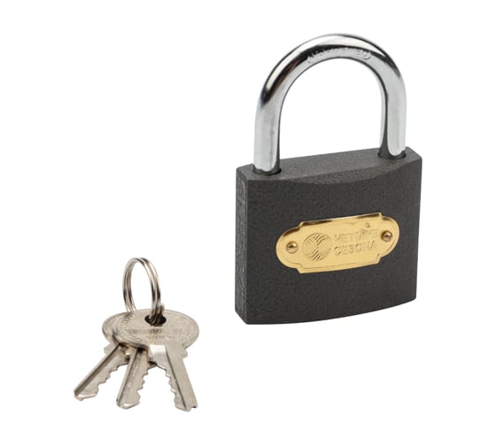 Изображение товара Навесной замок ЧЕТЫРЕ СЕЗОНА Чугун 50 мм 79-0005