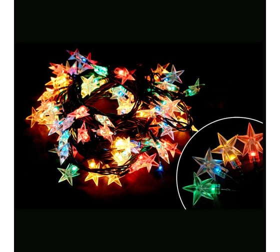 Изображение товара Электрогирлянда Волшебная страна Звезды Star-100-5-MC 101549