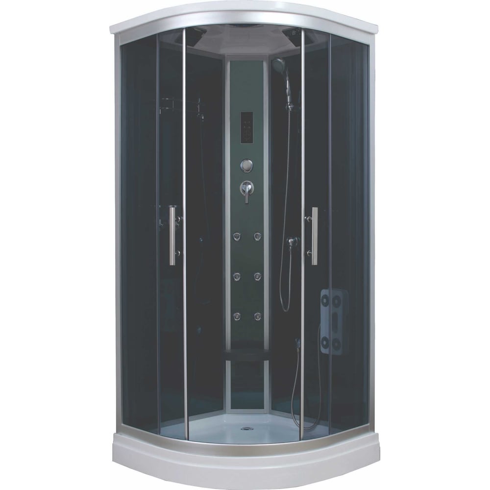 Изображение товара Душевой уголок TIMO Standart 100х100х220 T-1101 с гидромассажем и сенсорным управлением