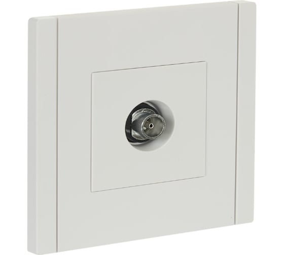 Изображение товара Розетка TV оконечная IEK FORTEPIANO FP228 белый FP-A10-O-K01