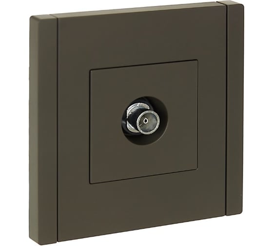 Изображение товара Розетка TV оконечная IEK FORTEPIANO FP328 серый FP-A10-O-K03