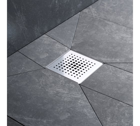 Изображение товара Точечный трап для душа AM.PM PrimeFlow мокрый затвор Cut Gradient 10см цвет сталь мат W02BD-P11-010-01SB