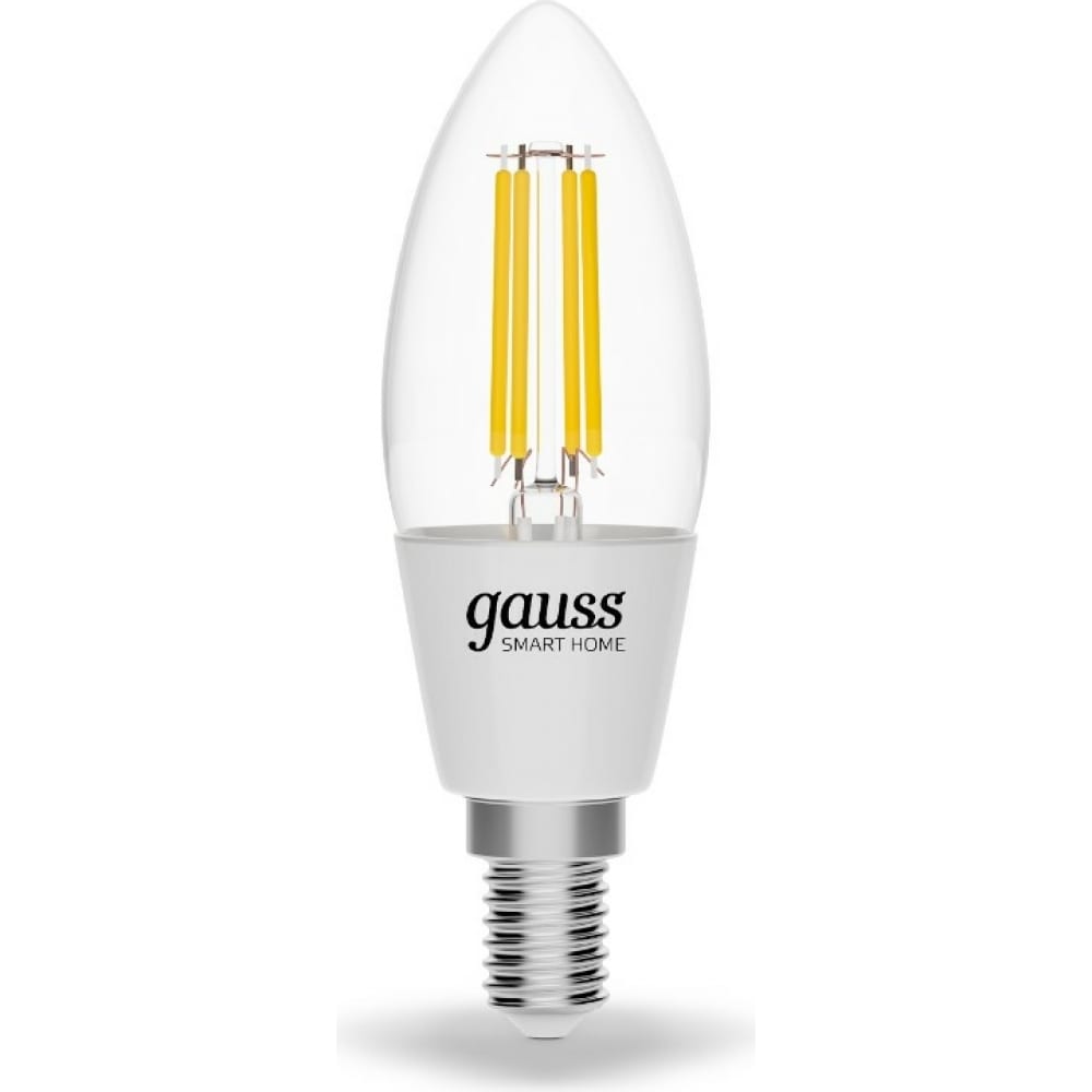 Филаментная лампа Gauss приемное устройство tdm electric уютный дом для беспроводного управления нагрузкой в цоколь е27 п1 е27 sq1508 0209
