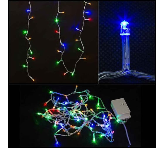 Изображение товара Светодиодная электрогирлянда Волшебная страна LED60-3-MC 003156