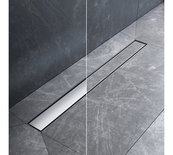 Изображение товара Линейный трап для душа AM.PM MasterFlow универсальный затвор Tile 70см цвет сталь мат W01SC-U11-070-04SB