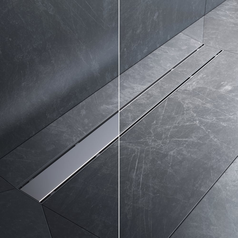 Изображение товара Линейный трап для душа AM.PM PrimeFlow с затвором 80 см нержавеющая сталь хром мат