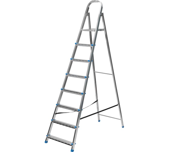 Изображение товара Стремянка СИБРТЕХ 8 ступеней, стальная, оцинкованная 97840