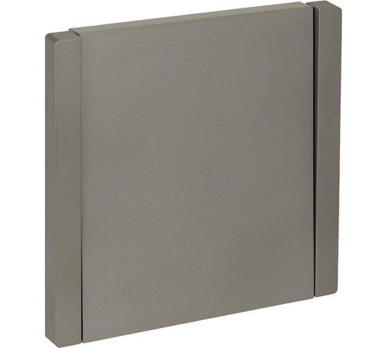 Изображение товара Выключатель 1-клавишный перекрекрестный IEK FORTEPIANO 10А FP512 сталь FP-V13-0-10-1-K46