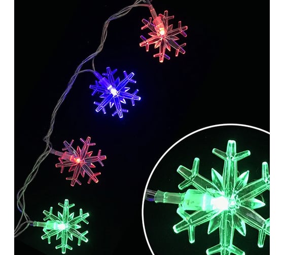 Изображение товара Электрогирлянда Волшебная страна Снежинки 007868
