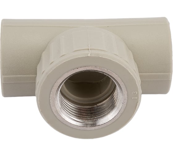 Изображение товара Тройник VALFEX PP-R серый комбинированный  Дн 25х3/4 ВР 10127025Г 127-1095