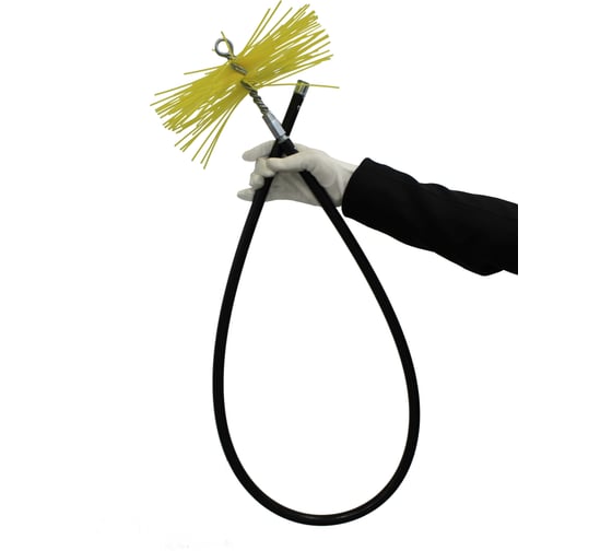 Изображение товара Комплект из щетки D250 мм и 7 шт прутков D017 мм, 1 м РОССТИН к 250-7/1