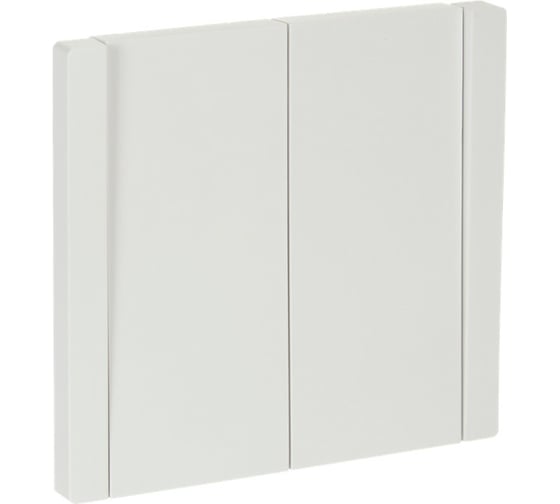 Изображение товара Выключатель 2-клавишный IEK FORTEPIANO 10А FP205 белый FP-V20-0-10-1-K01