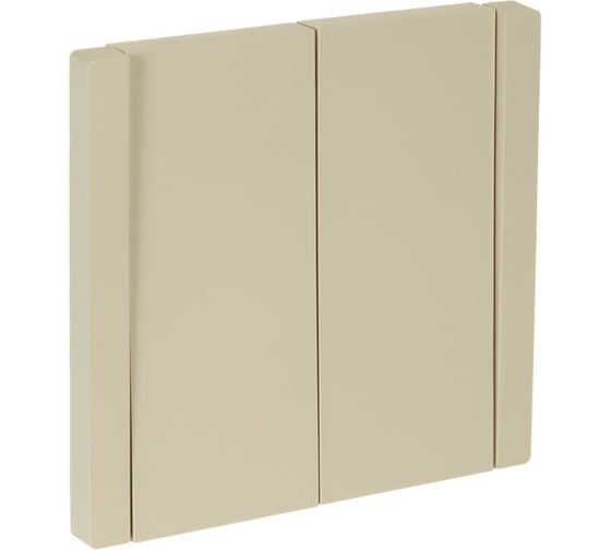 Изображение товара Выключатель 2-клавишный IEK FORTEPIANO 10А FP405 ваниль FP-V20-0-10-1-K10