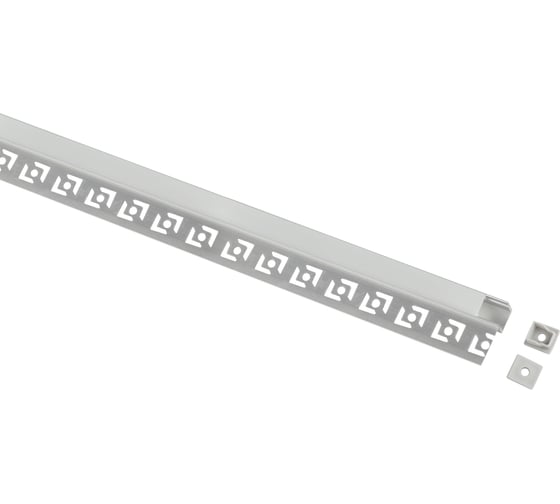 Изображение товара Комплект с анодированным профилем ЭРА под штукатурку 3313 33x13мм 2,5м Б0062764