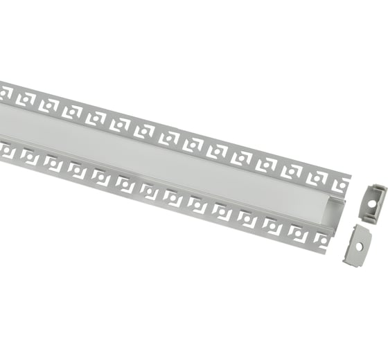 Изображение товара Комплект с анодированным профилем ЭРА под штукатурку 6114 61x14мм 2,5м Б0062776