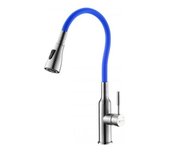 Изображение товара Смеситель Lemark Expert LM5082S-Blue для кухни с гибким изливом LM5082S-Blue