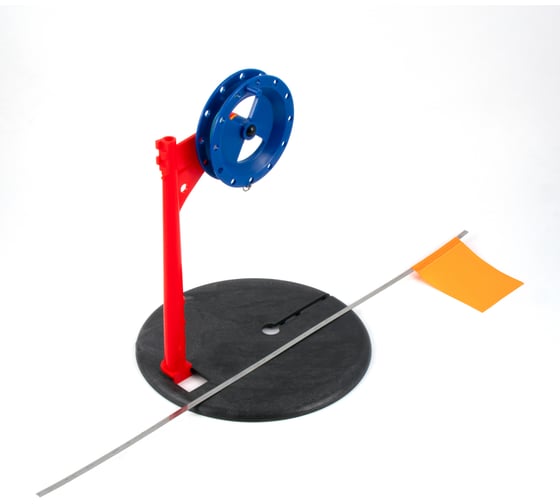 Изображение товара Жерлица оснащенная Yaman Башня BR, d-195 мм, катушка 85 мм, груз конус 7 г, леска L-10 м, d-0.4 мм Y-TU-35