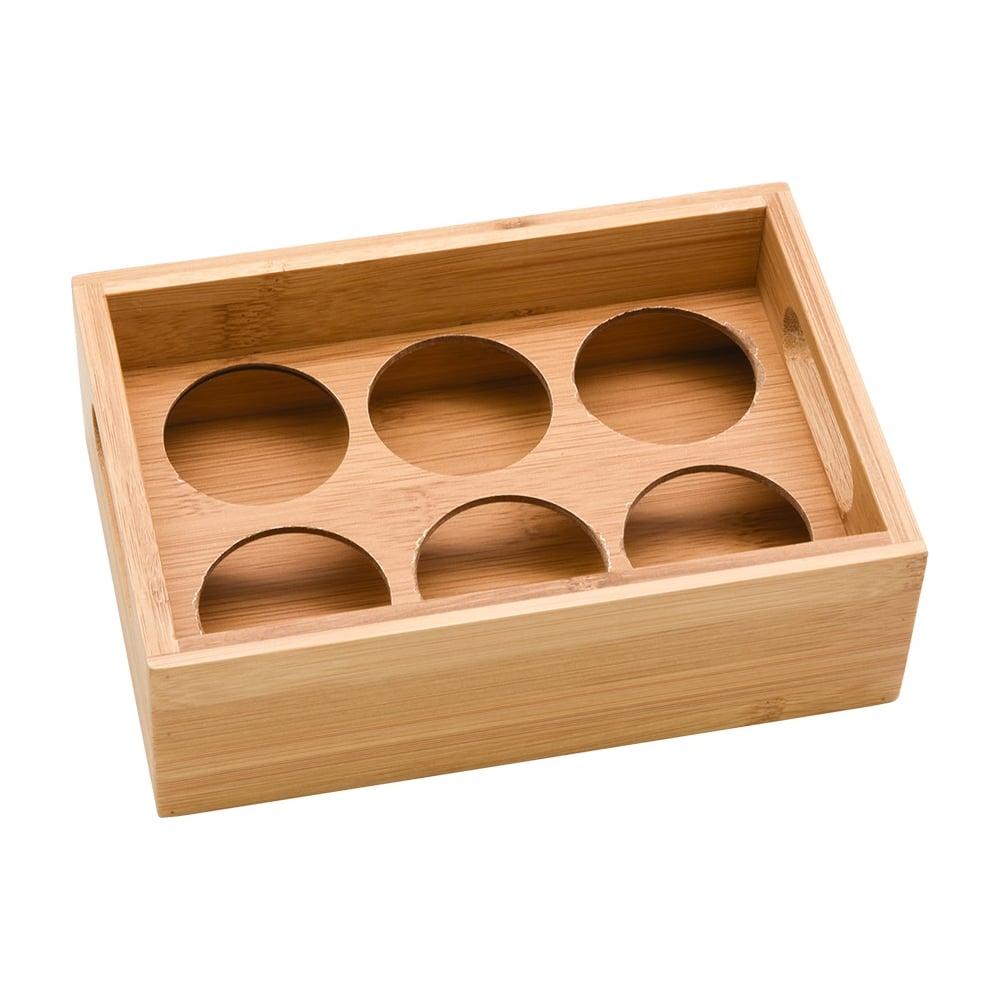 Изображение товара Коробка для хранения яиц TAVOLONE из бамбука 18х12х6 см с 6 ячейками