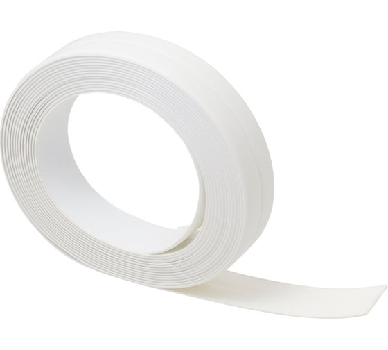 Изображение товара Бордюрная лента для ванны MasterProf, самоклеющаяся, 20 мм х 3,35 м, белая ИС.131293