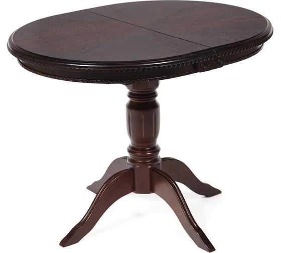 Изображение товара Стол Tetchair STEFANO бук, мдф, 100+30x80x77 см, Tobacco 14120