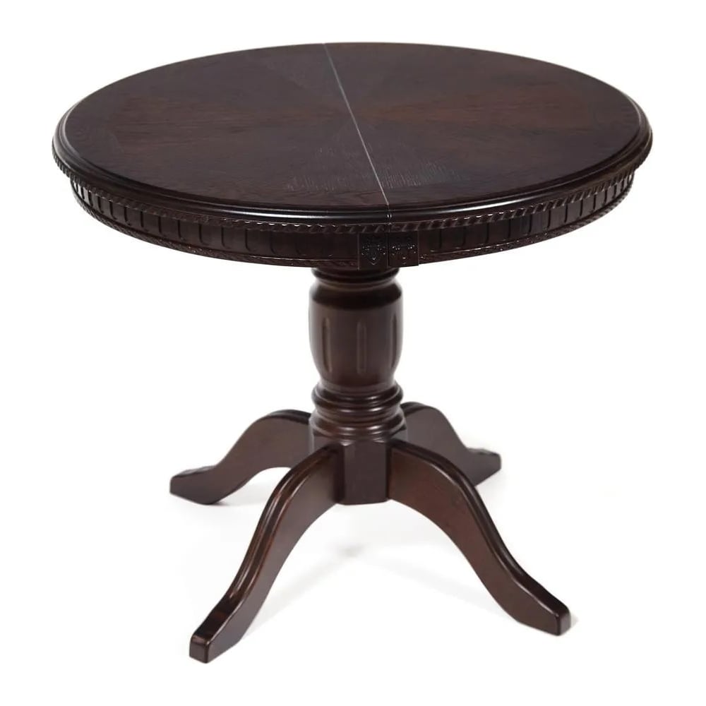 Изображение товара Стол Tetchair STEFANO круглый раздвижной бук МДФ 90+30х77 см цвет табак