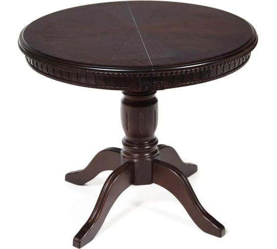 Изображение товара Стол Tetchair STEFANO круглый бук, мдф, D90+30x77 см, Tobacco 14119