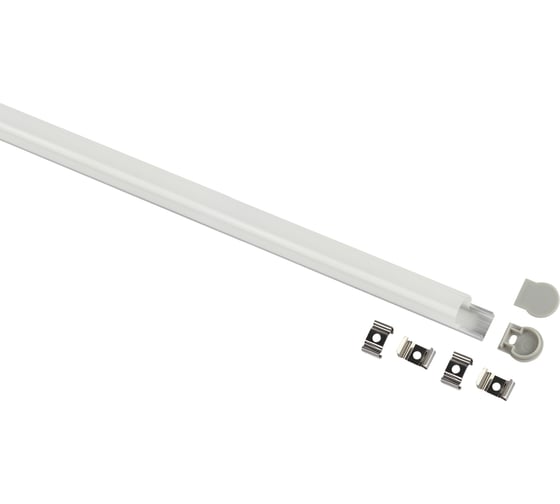 Изображение товара Комплект с накладным анодированным профилем ЭРА 1520 15x20мм 2м Б0062826