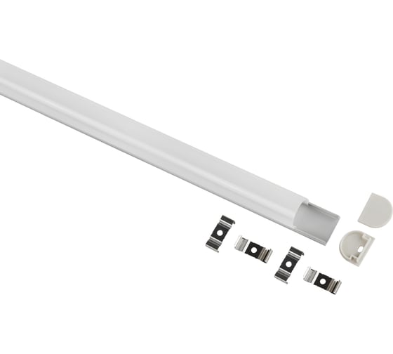 Изображение товара Комплект с накладным анодированным профилем ЭРА 2420 24x20мм 2м Б0062861