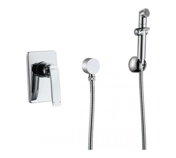 Изображение товара Смеситель Lemark Bellario с гигиеническим душем, встраиваемый LM6819C