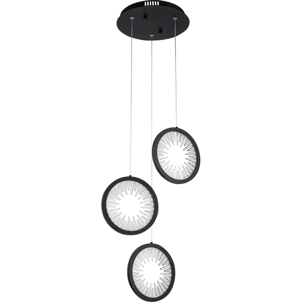 Изображение товара Светодиодный подвесной светильник Gerhort G61253/3P BK с встроенными LED