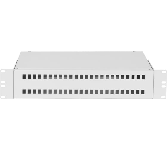 Изображение товара Оптический кросс NIKOMAX 19, 2U, до 48, SC портов или 96 LC портов, серый NMF-RP48SC-WS-ES-2U-GY